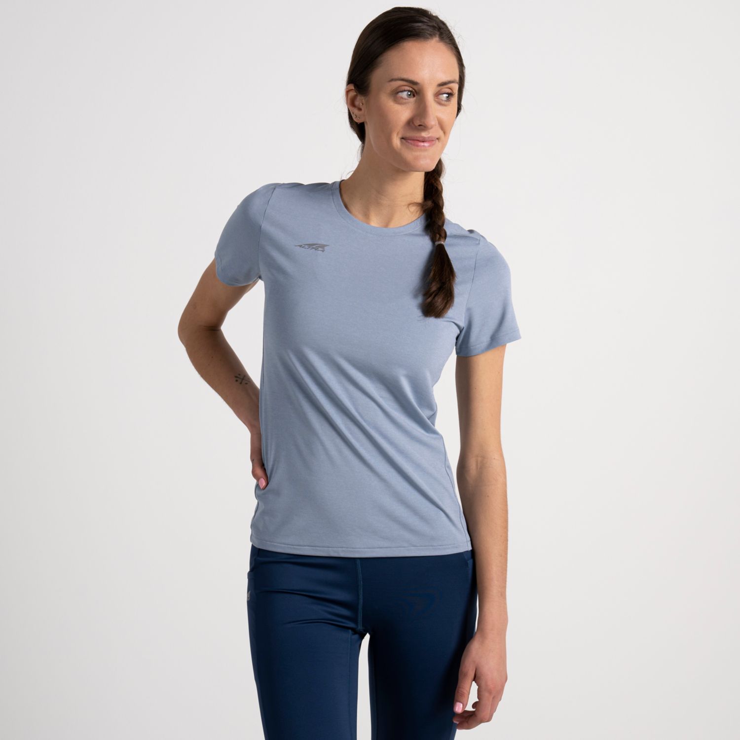 Camiseta Altra Core Mujer Azules | España-24316789