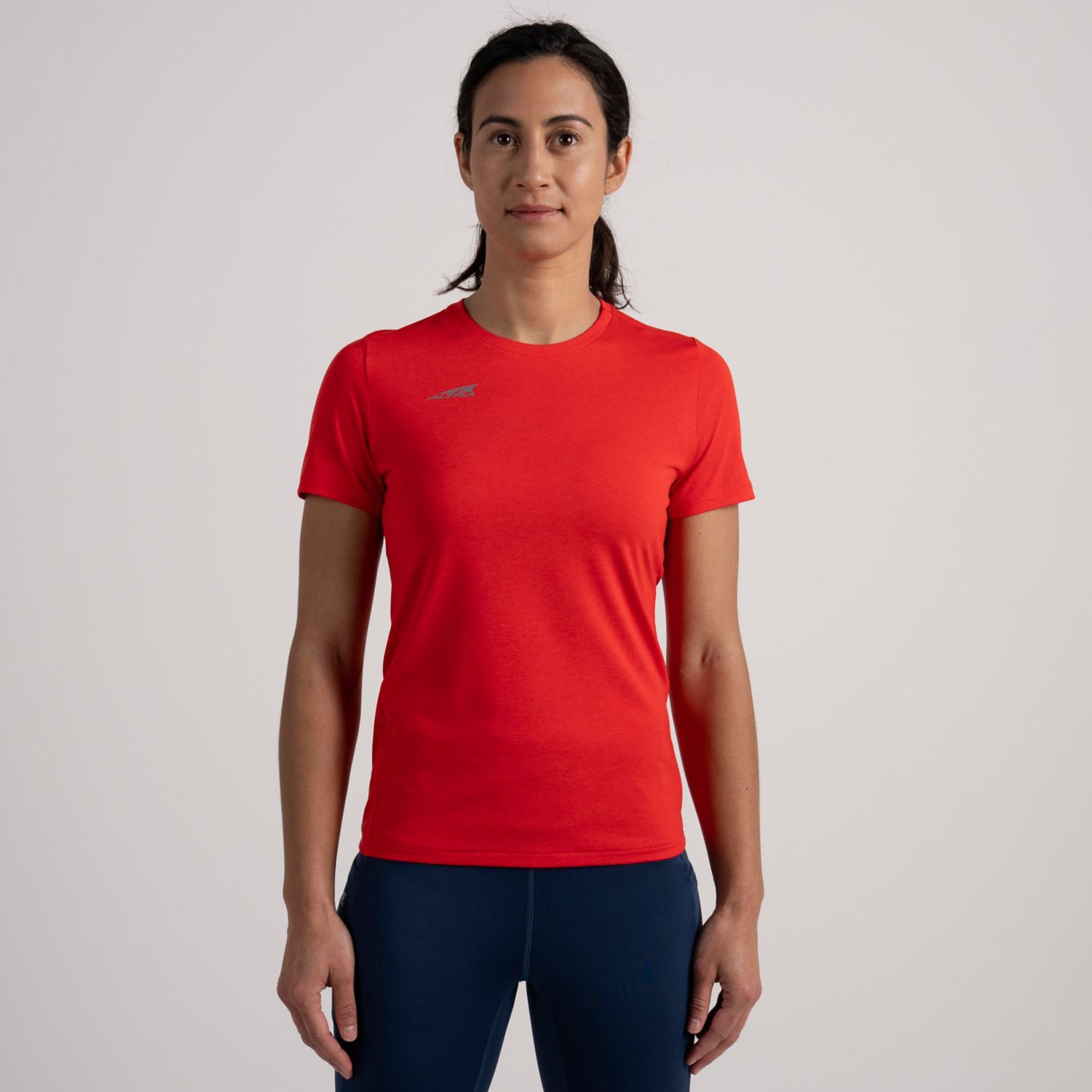 Camiseta Altra Core Mujer Rojas | España-37014289