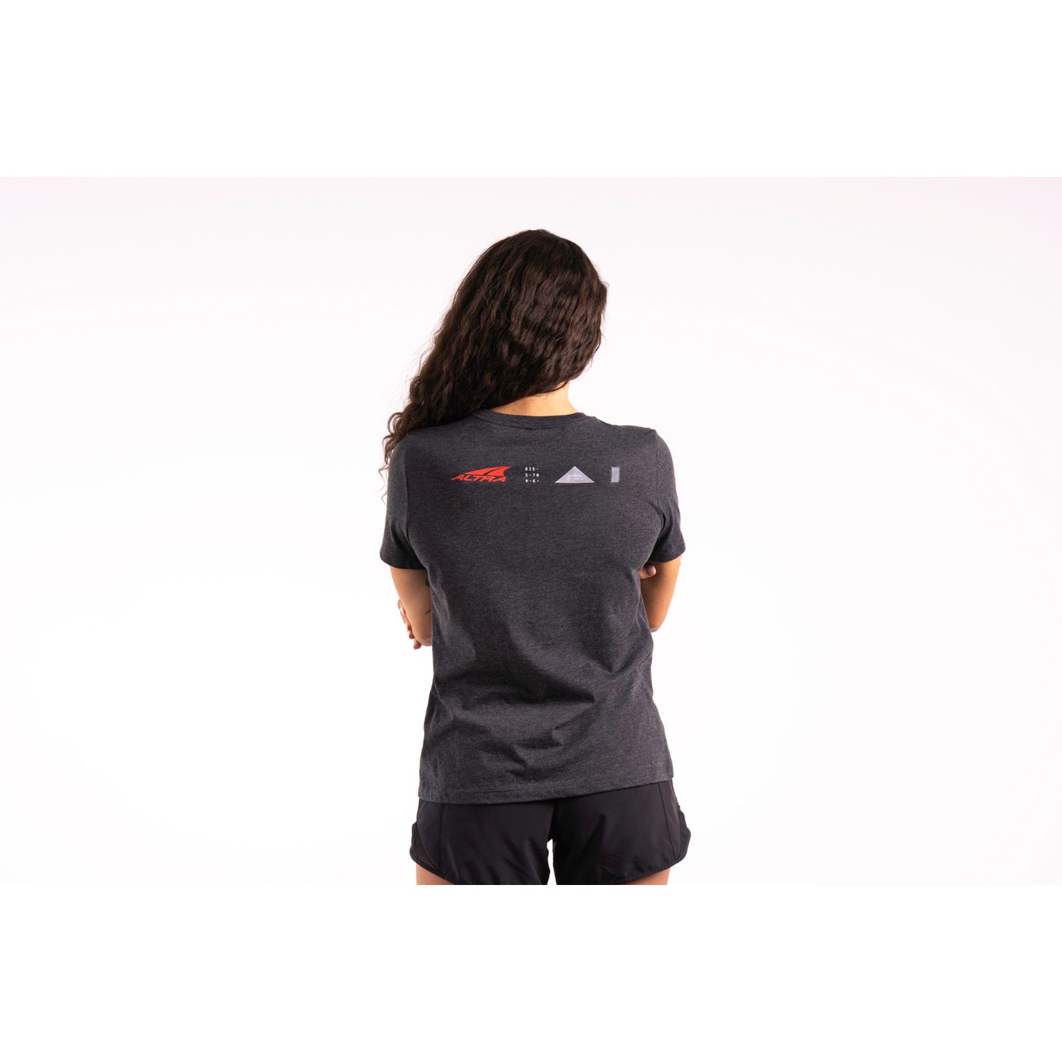 Camiseta Altra Heritage Mujer Negras Negras | España-31469509