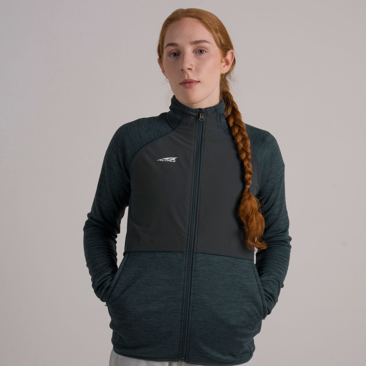 Chaqueta Para Correr Altra Everyday Híbrido Mujer Verde Oscuro | España-51709839