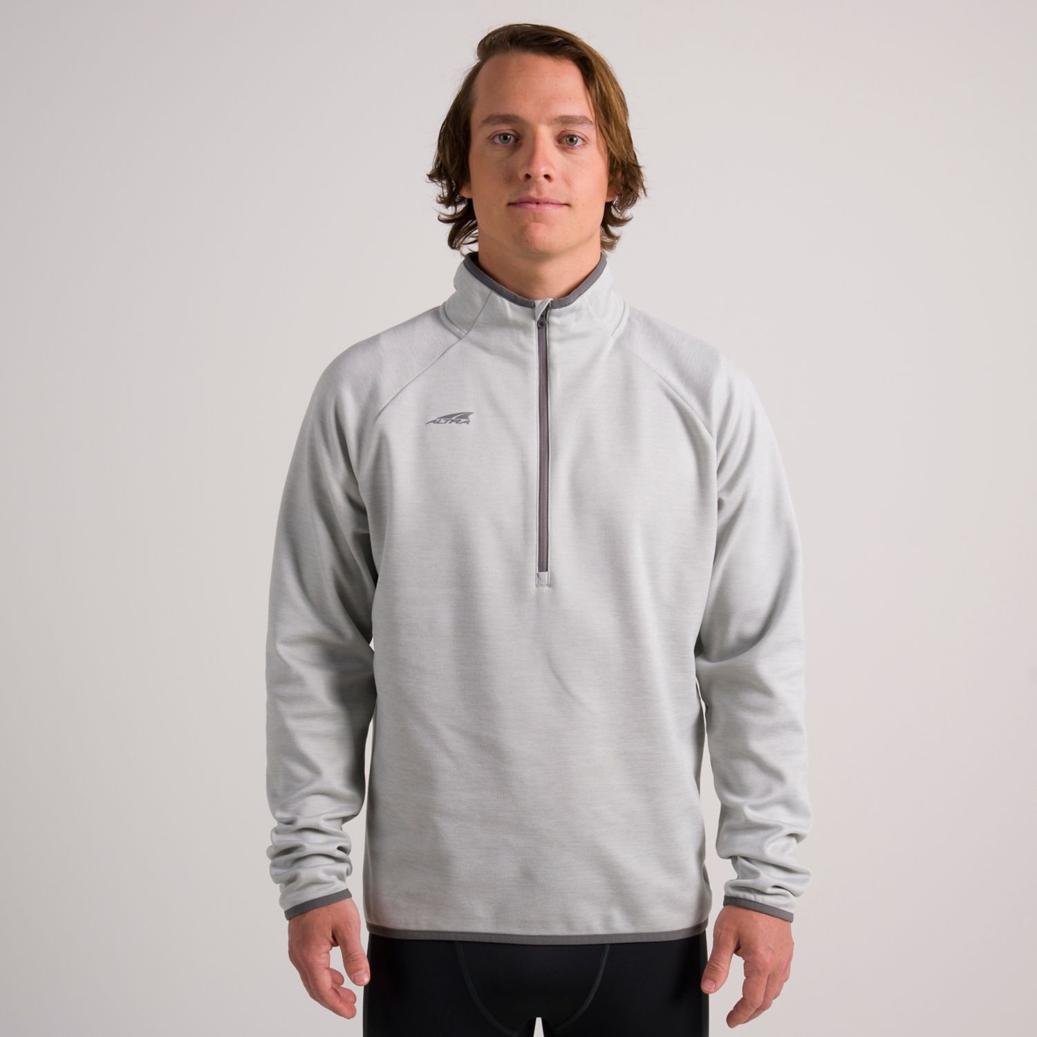 Pullover Altra Core 1/2 Zip Hombre Gris | España-04825619