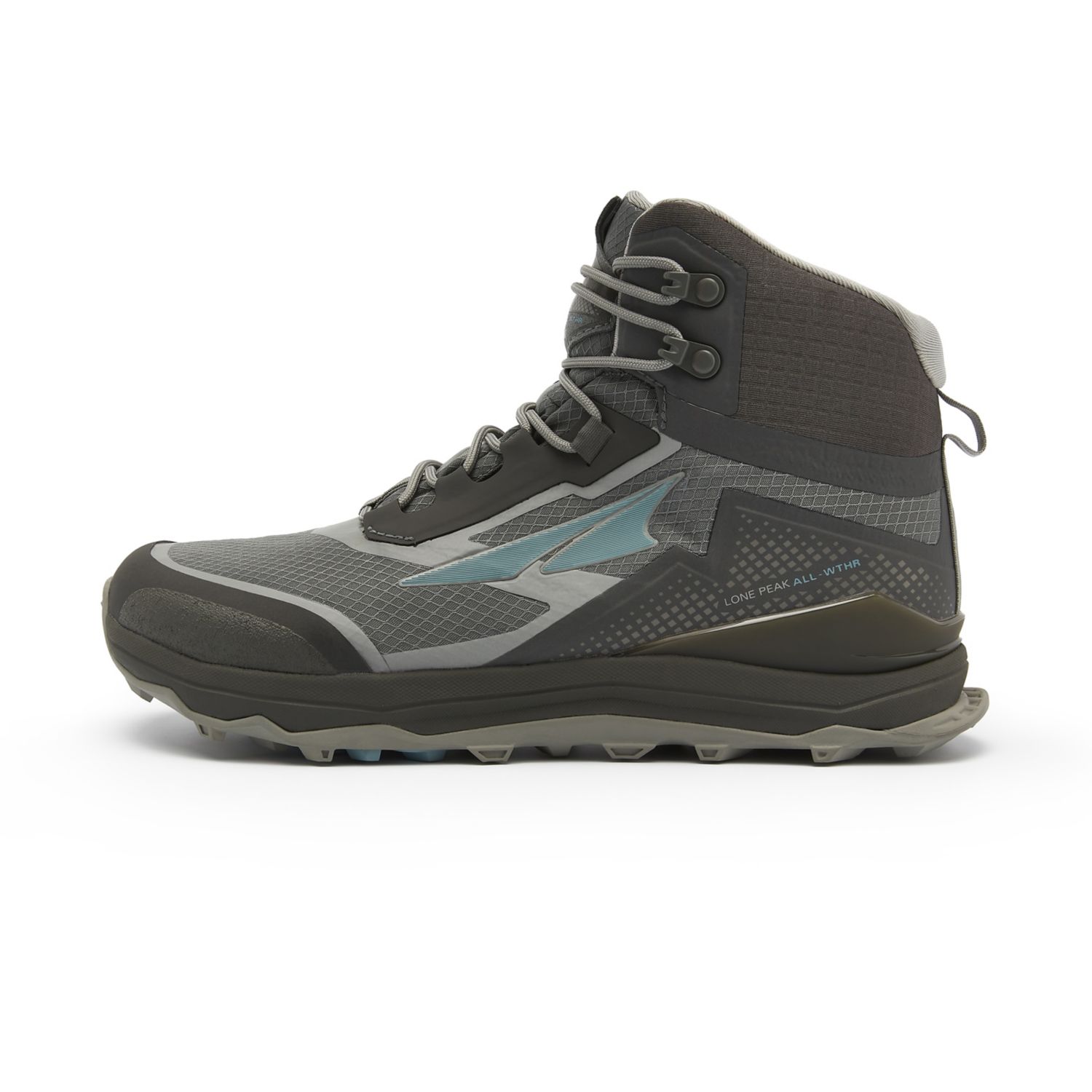 Botas Montaña Altra Lone Peak All-wthr Mid Mujer Gris Verde | España-59682709