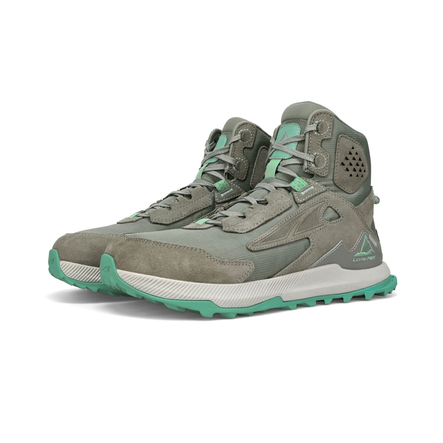 Botas Montaña Altra Lone Peak Hiker 2 Mujer Gris Verde | España-51239809