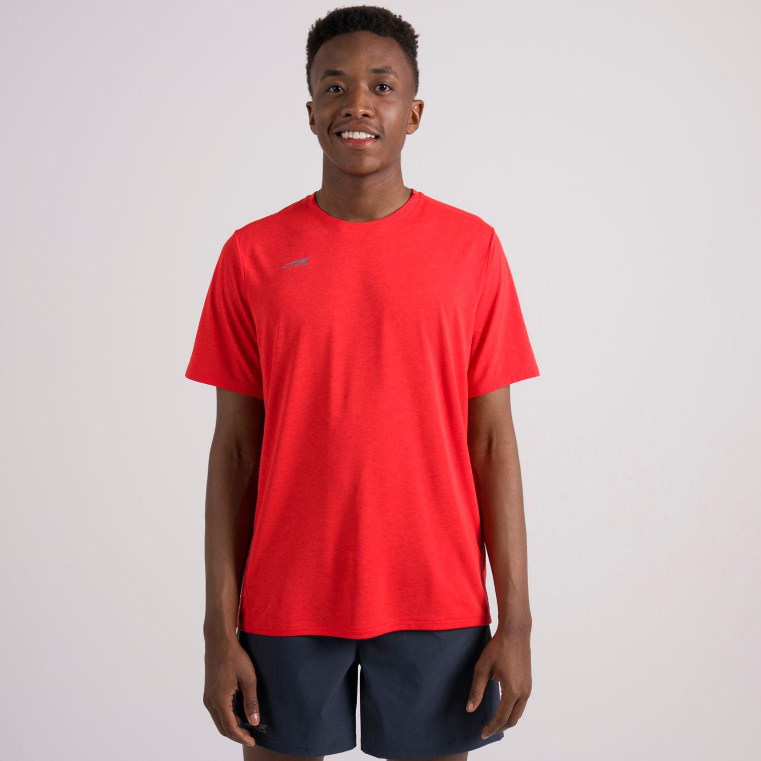 Camiseta Altra Core Hombre Rojas | España-49507129