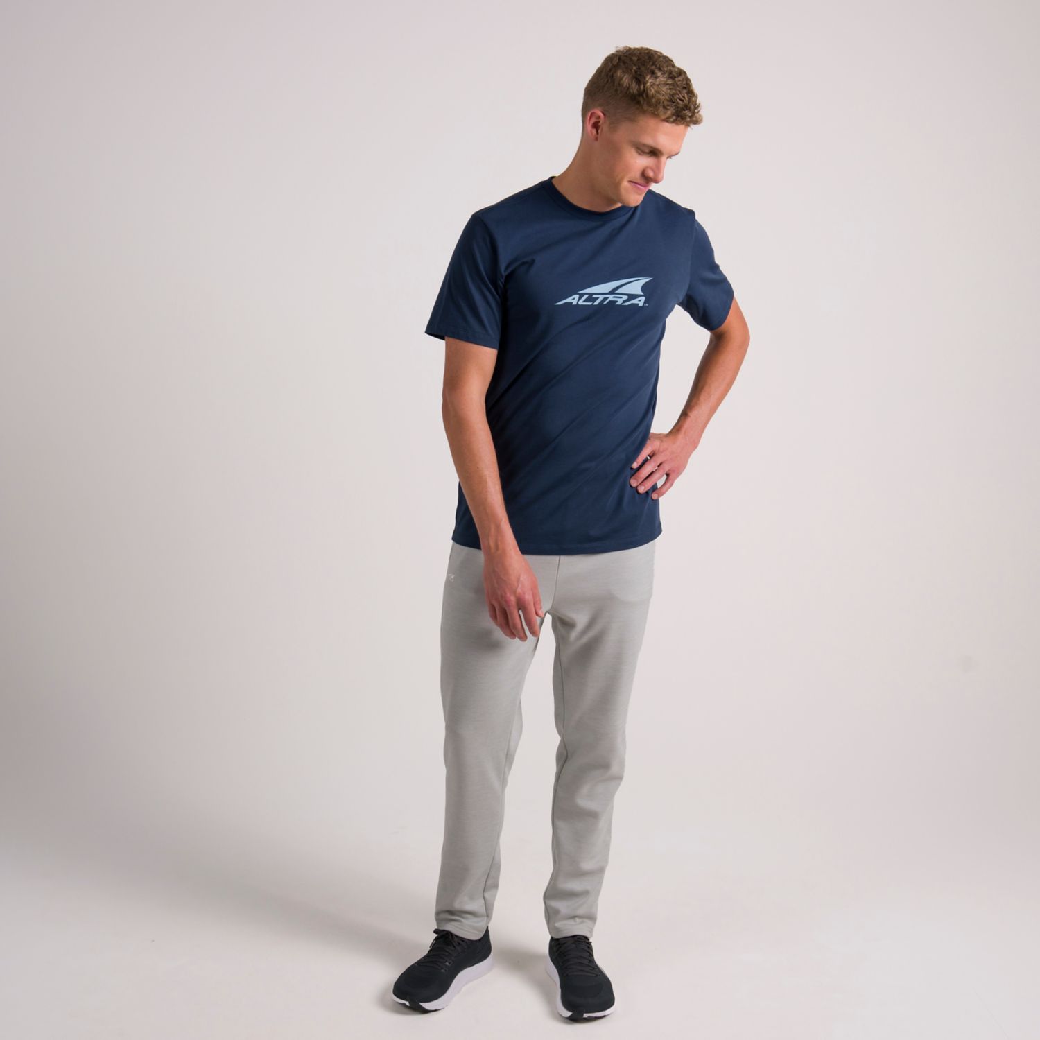 Camiseta Altra Everyday Recycled Hombre Azules | España-61920379