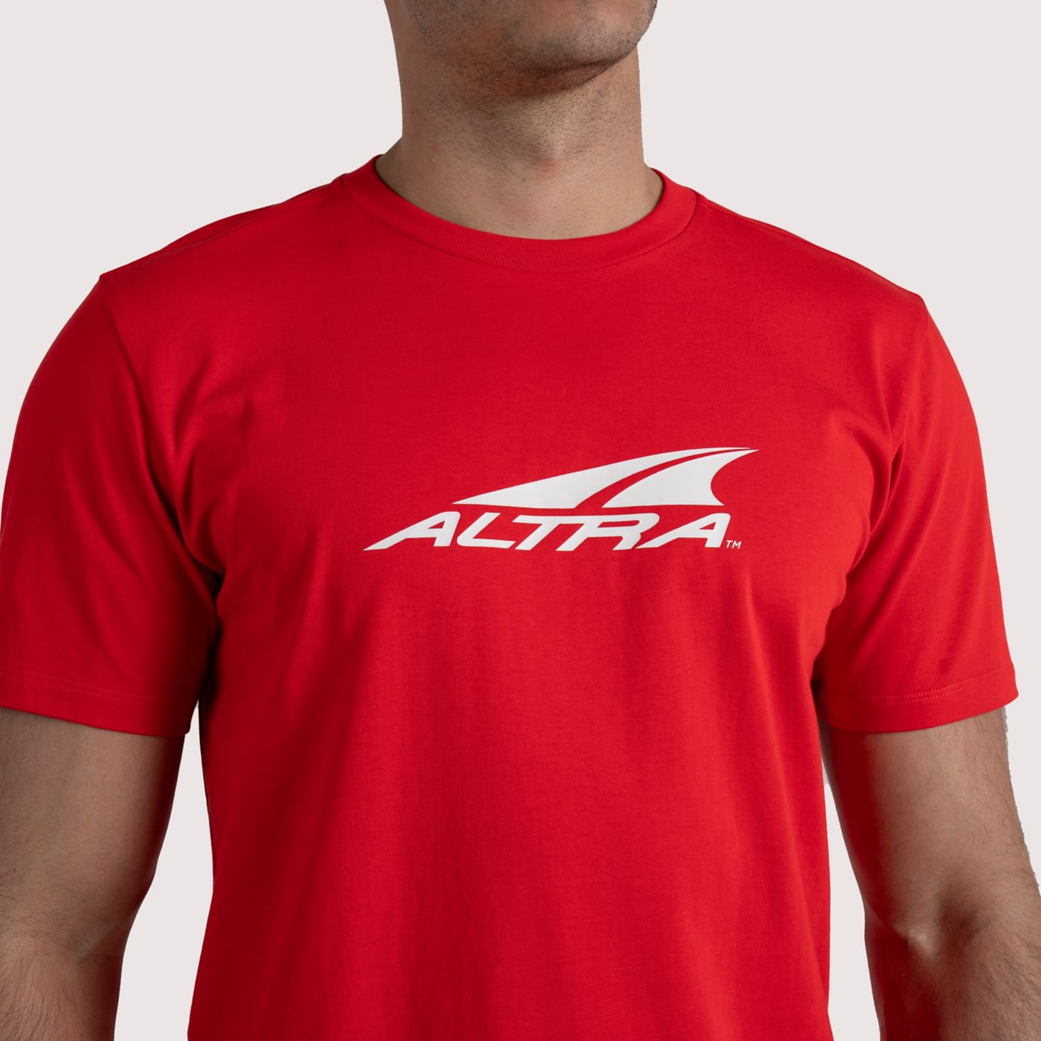 Camiseta Altra Everyday Recycled Hombre Rojas | España-76509139