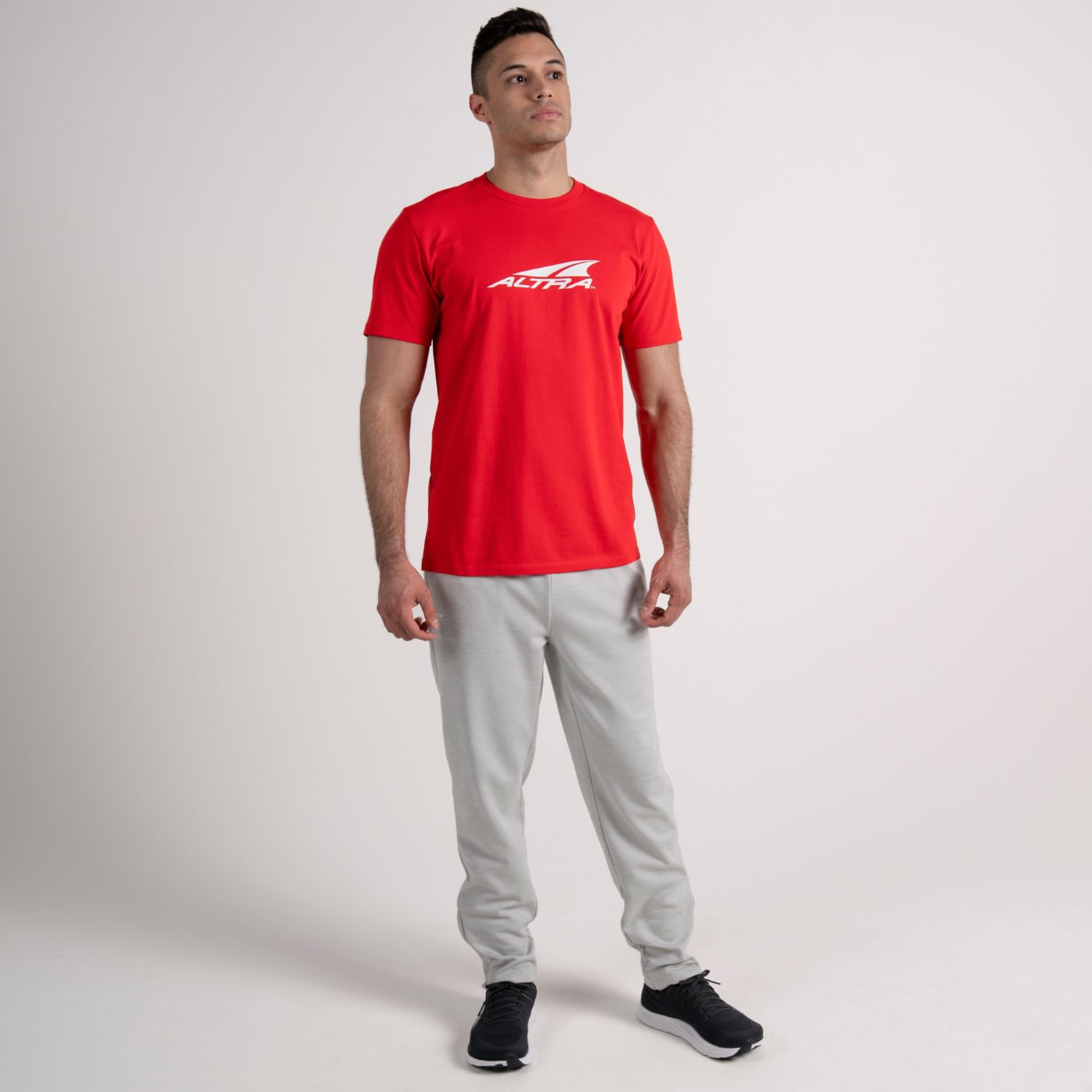 Camiseta Altra Everyday Recycled Hombre Rojas | España-76509139