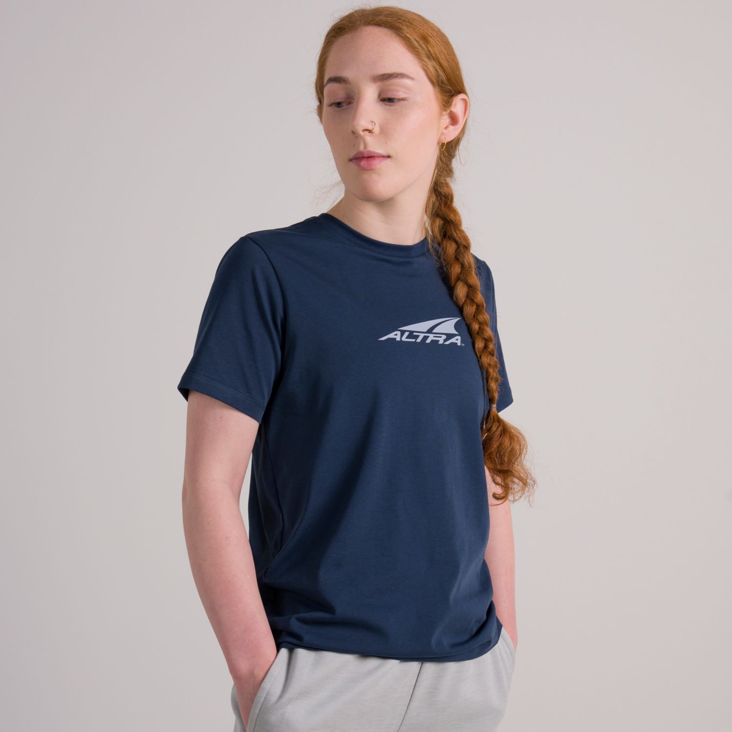 Camiseta Altra Everyday Recycled Mujer Azules | España-98361759