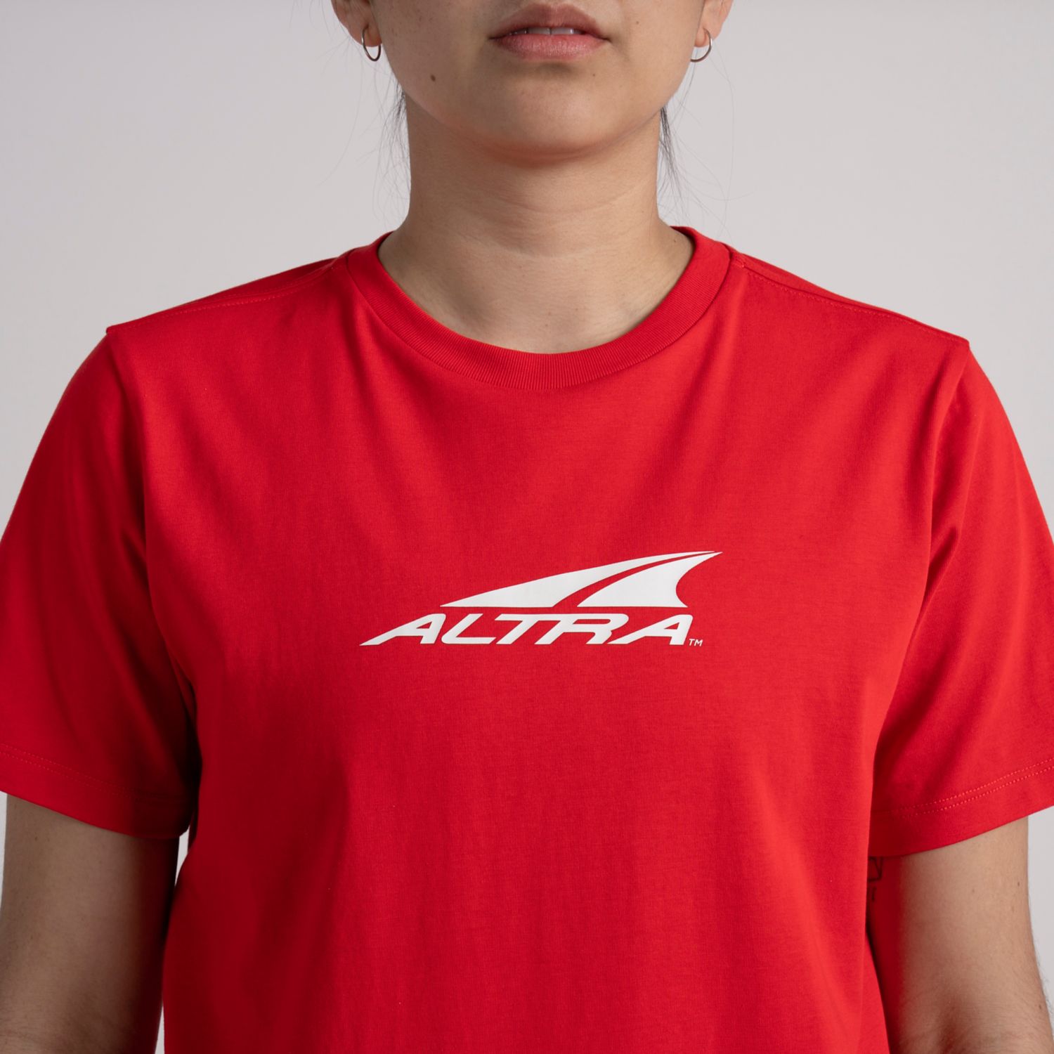 Camiseta Altra Everyday Recycled Mujer Rojas | España-98034269