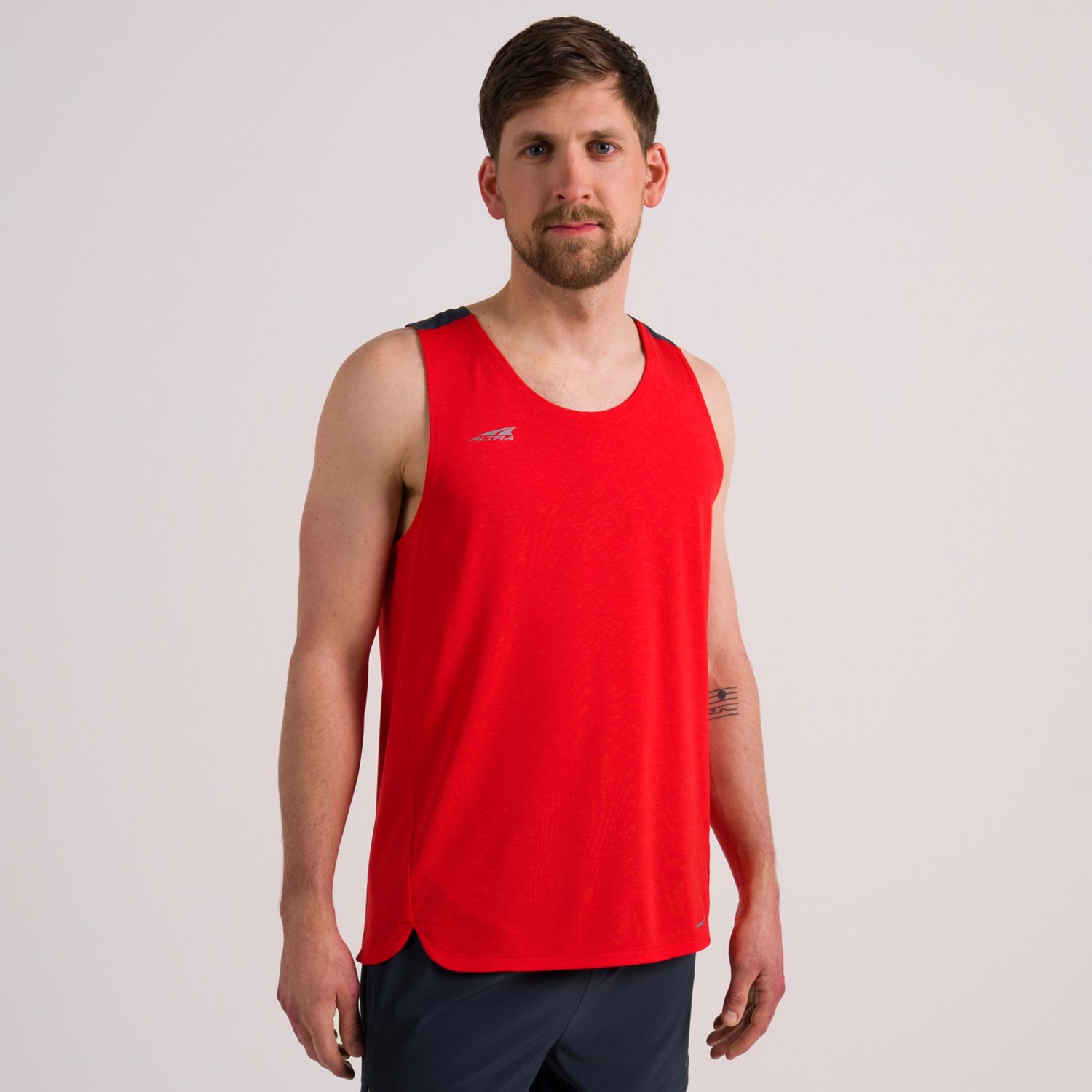 Camiseta Tirantes Altra Vanish Hombre Rojas | España-25049879