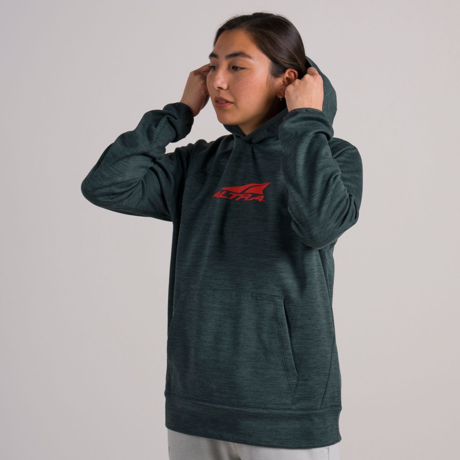 Sudadera Con Capucha Altra Everyday Mujer Verde Oscuro | España-57893149