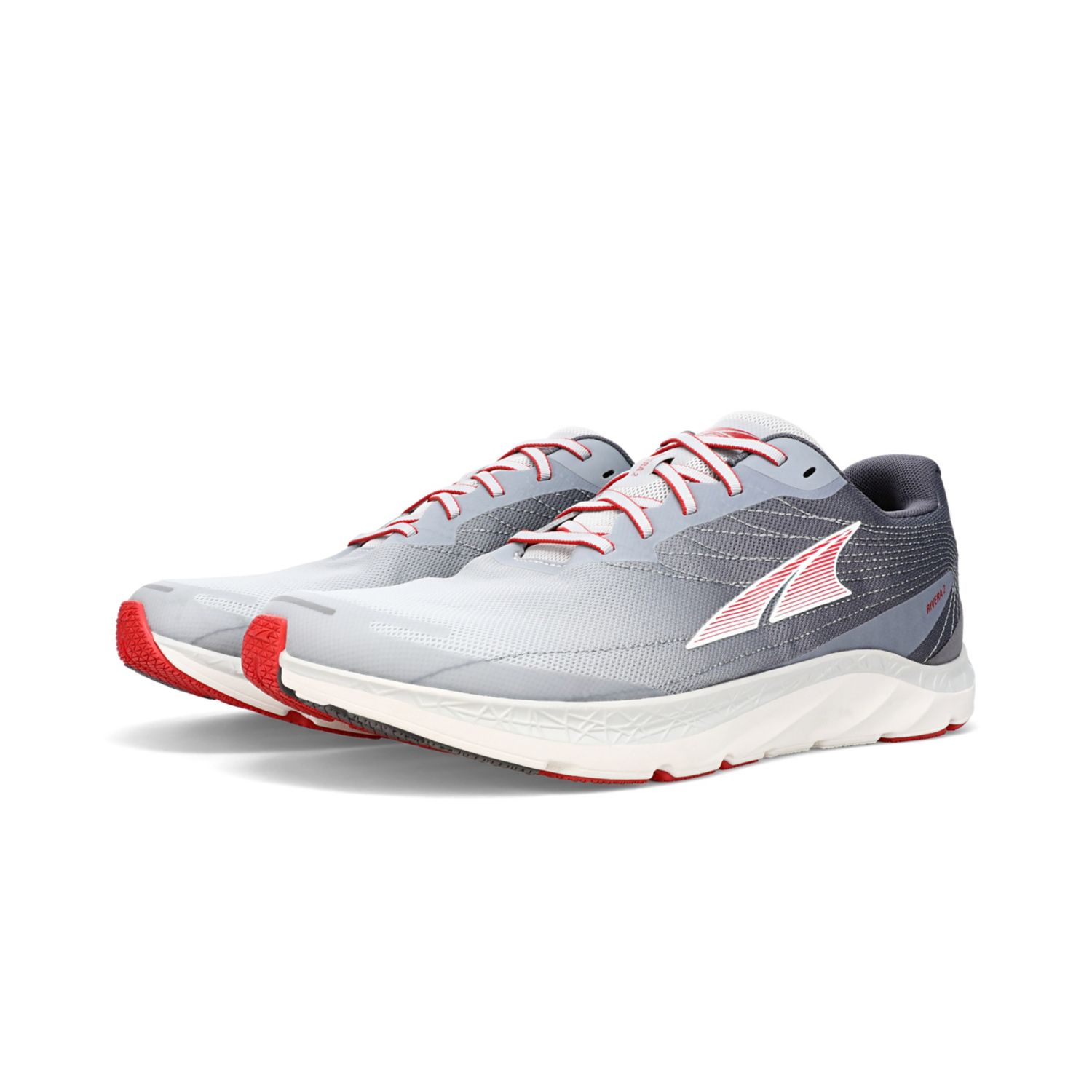 Zapatillas Altra Rivera 2 Hombre Gris Claro Rojas | España-71396589