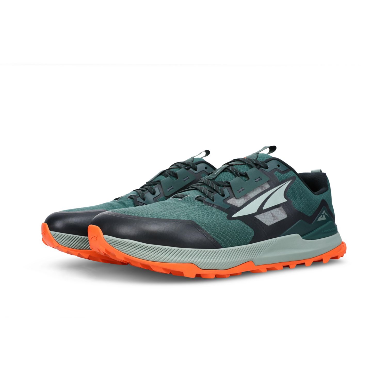 Zapatillas De Trail Running Altra Lone Peak 7 Hombre Verde Negras Naranjas | España-24768539