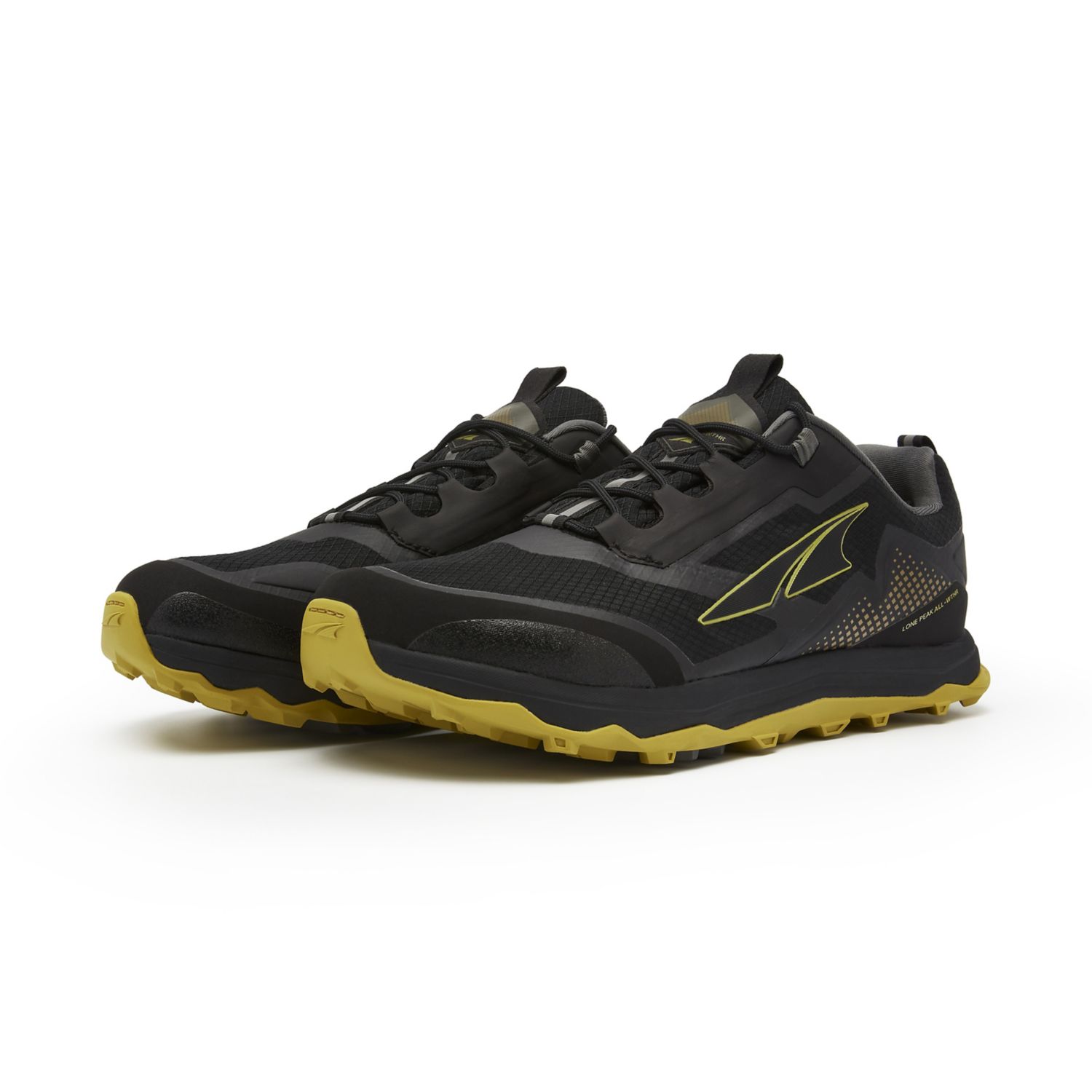 Zapatillas De Trail Running Altra Lone Peak All-wthr Low Hombre Negras Amarillo | España-36147589