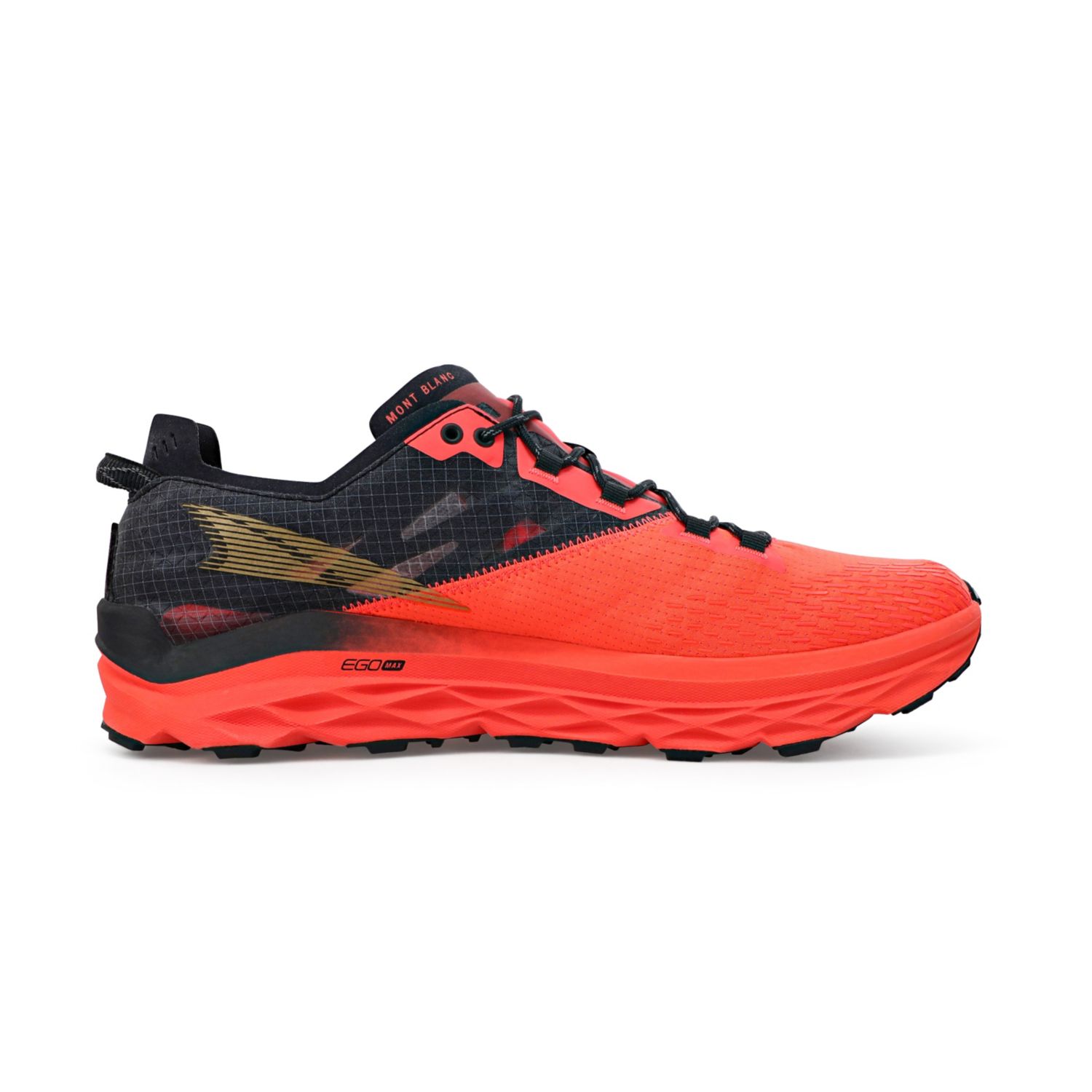 Zapatillas De Trail Running Altra Mont Blanc Hombre Coral Negras | España-36195849