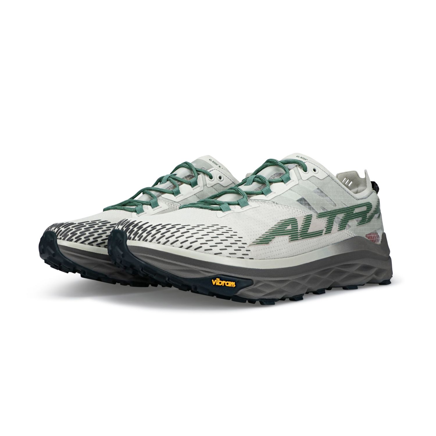 Zapatillas De Trail Running Altra Mont Blanc Hombre Gris Verde | España-47985369