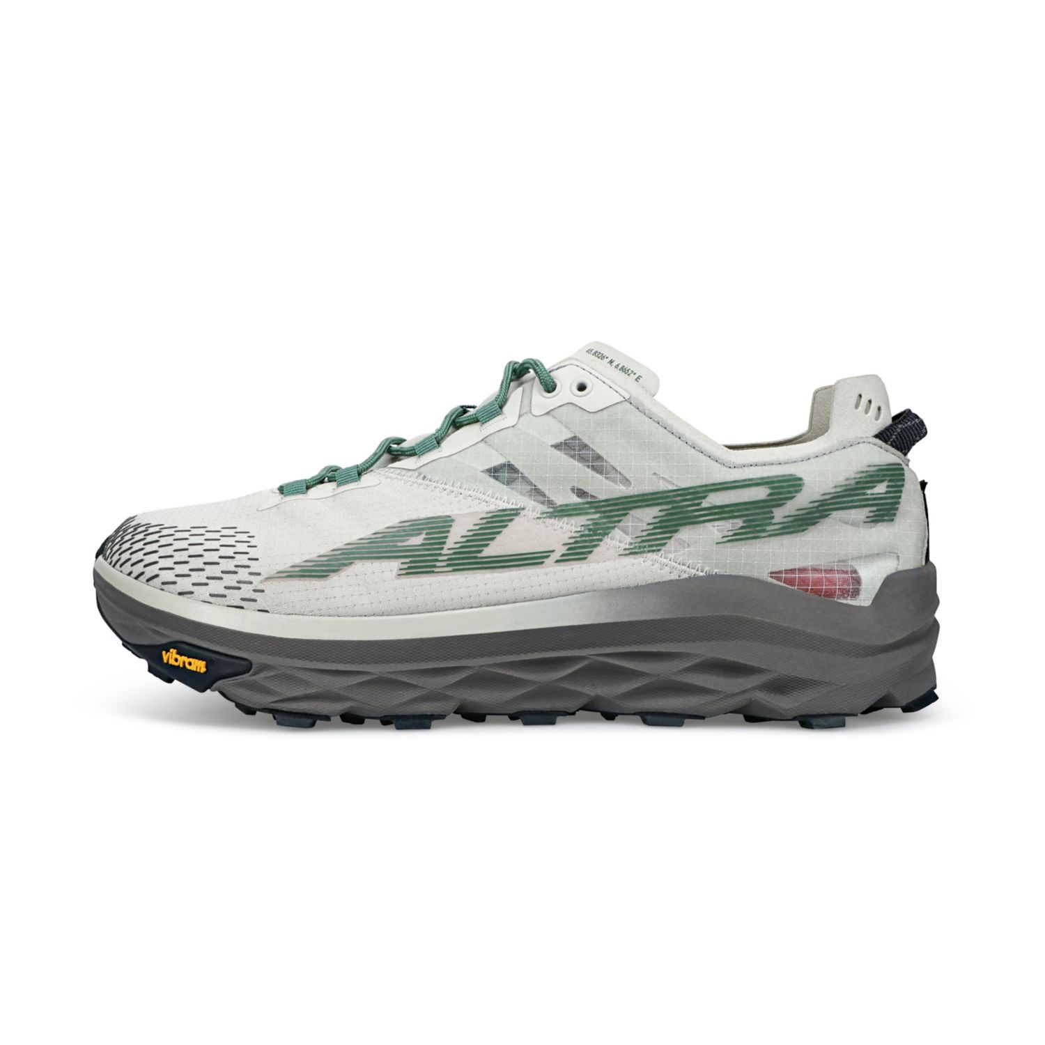 Zapatillas De Trail Running Altra Mont Blanc Hombre Gris Verde | España-47985369