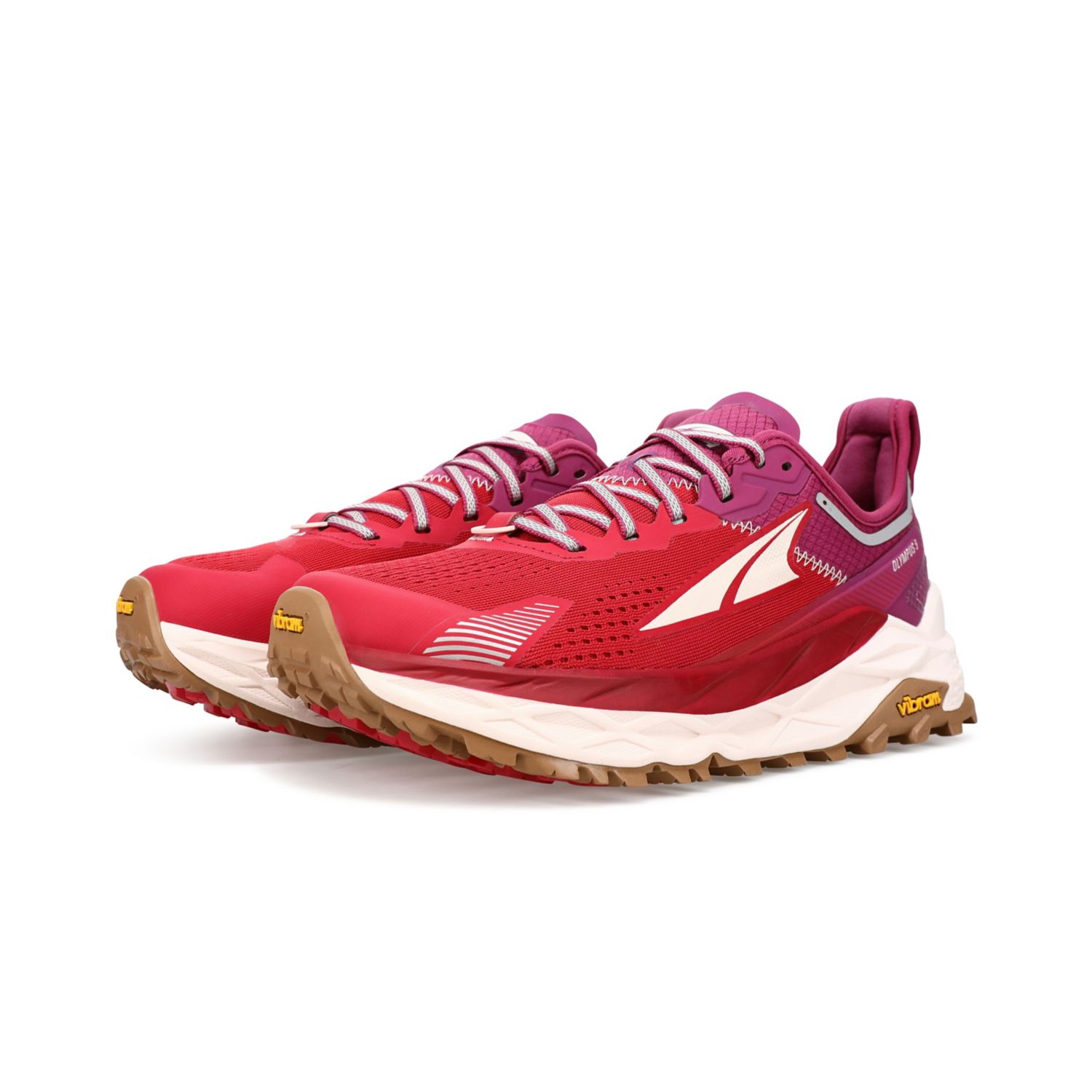 Zapatillas De Trail Running Altra Olympus 5 Mujer Rojas Moradas | España-32907469