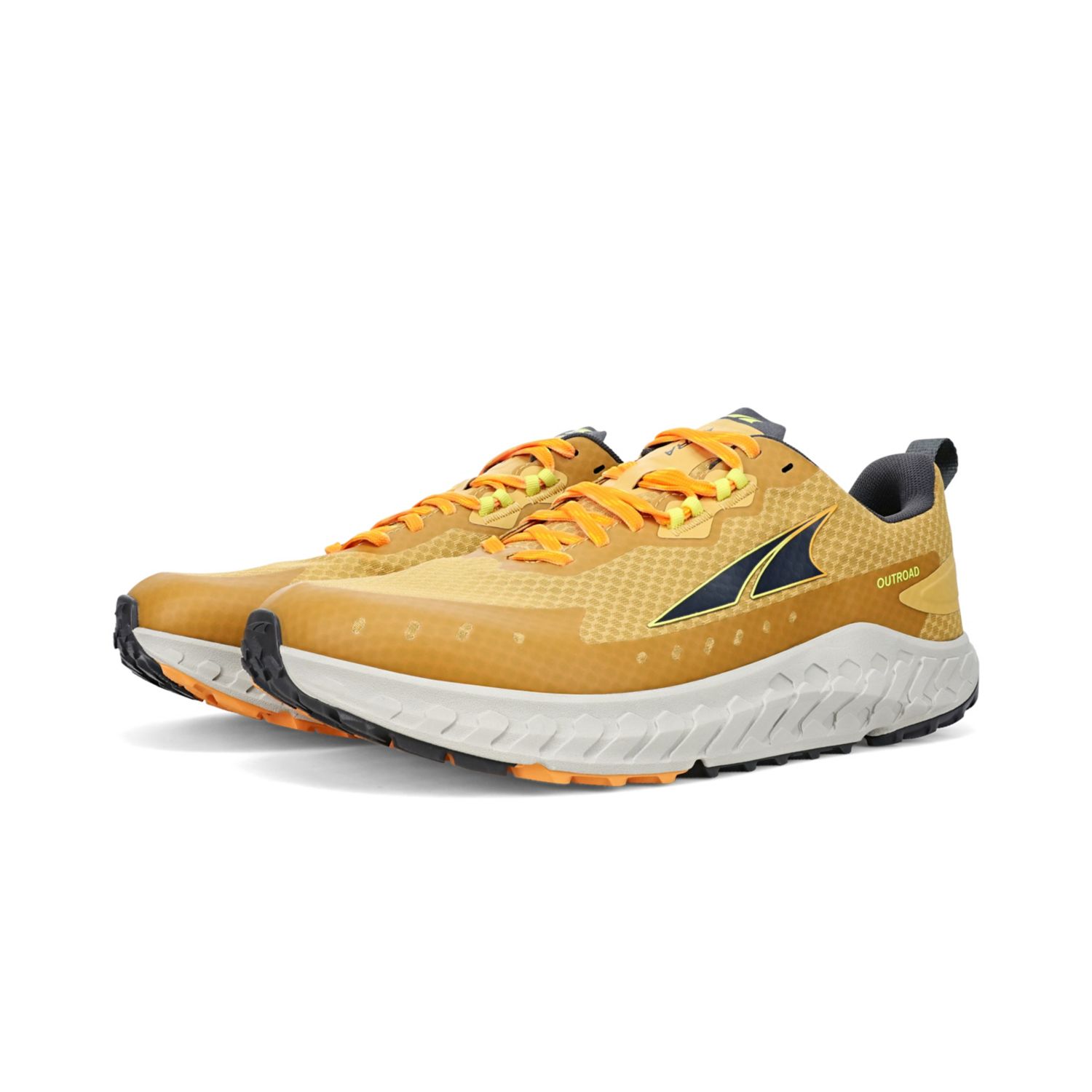 Zapatillas Running Carretera Altra Outroad Hombre Gris Amarillo | España-39567819