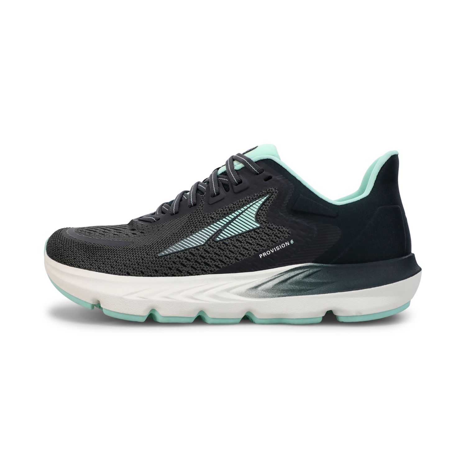 Zapatillas Running Carretera Altra Provision 6 Mujer Negras Turquesa | España-13879249