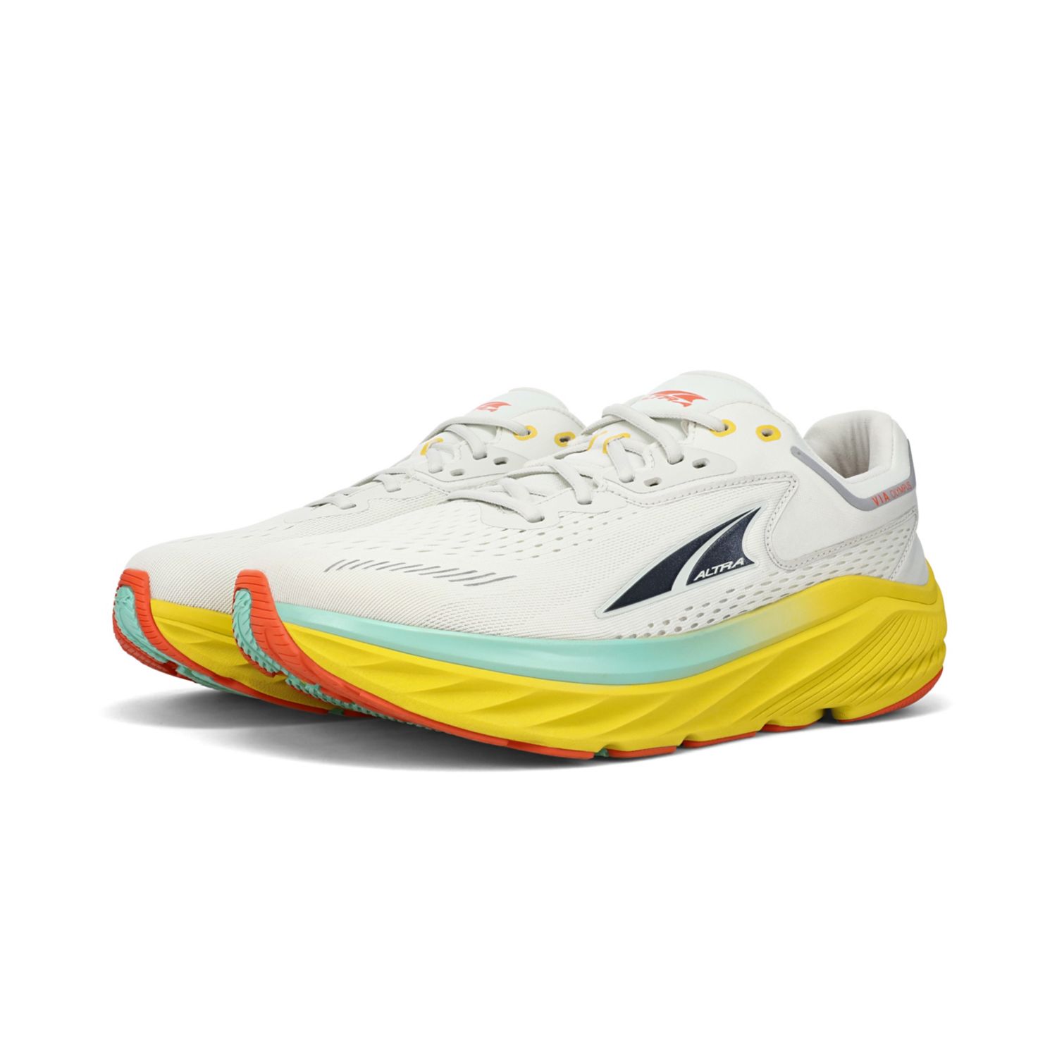 Zapatillas Running Carretera Altra Via Olympus Hombre Gris Amarillo | España-31047629